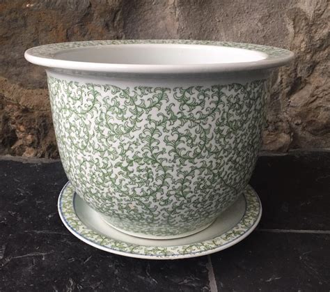 large indoor planter with saucer|large ceramic planters with saucers.